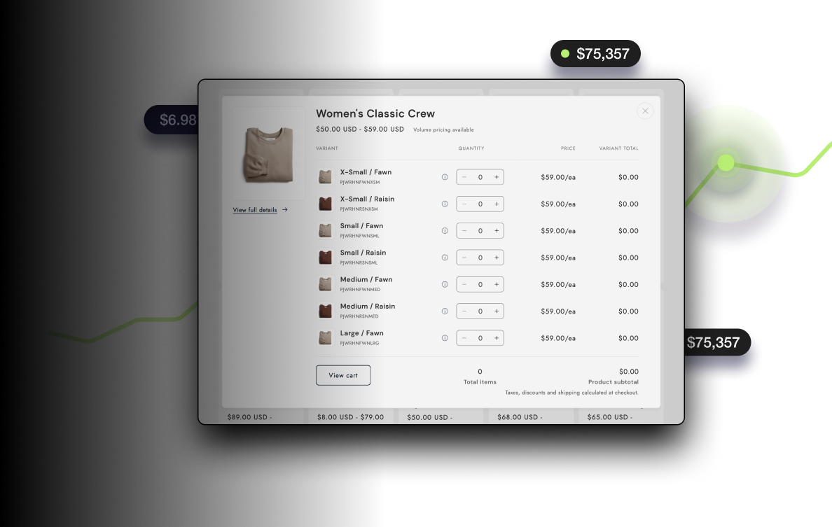 Shopify
B2B & Wholesale