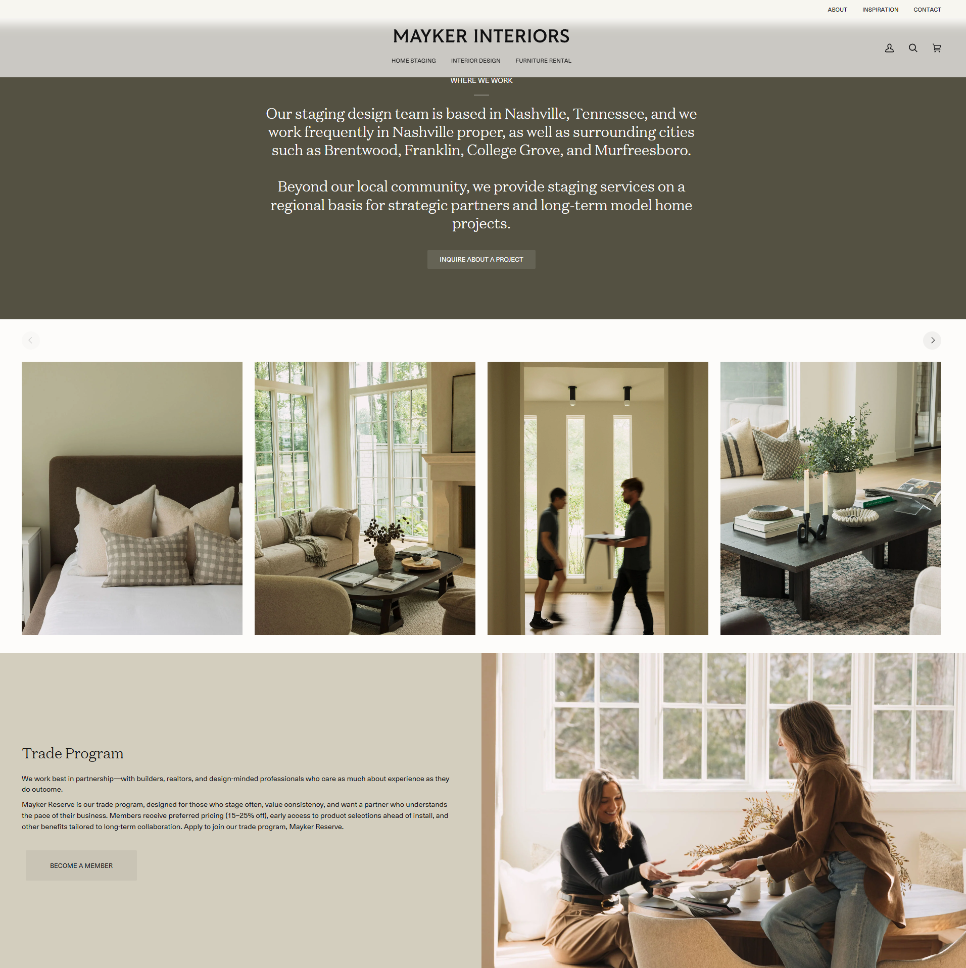 Mayker Interiors Screen