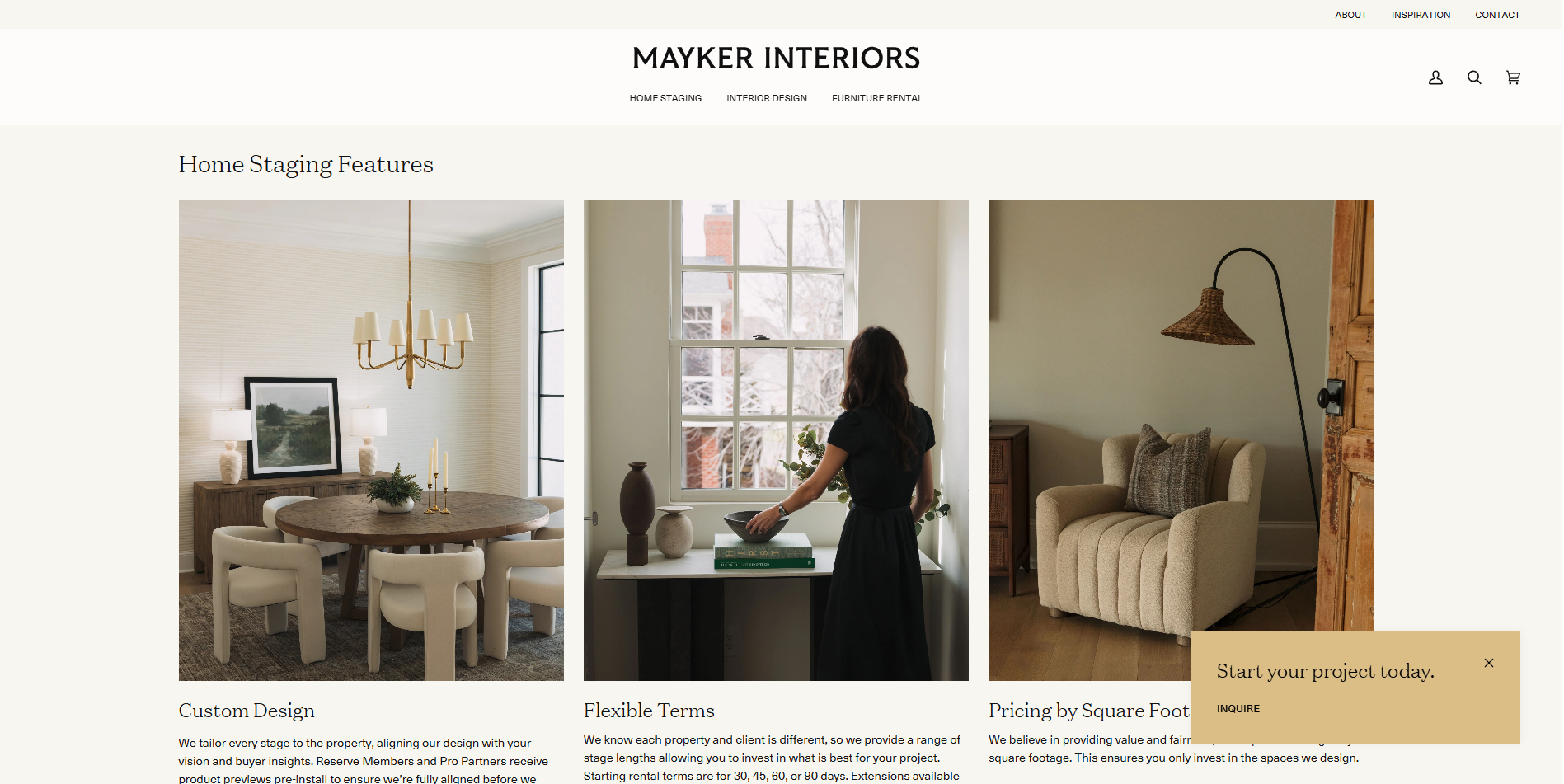 Mayker Interiors Screen