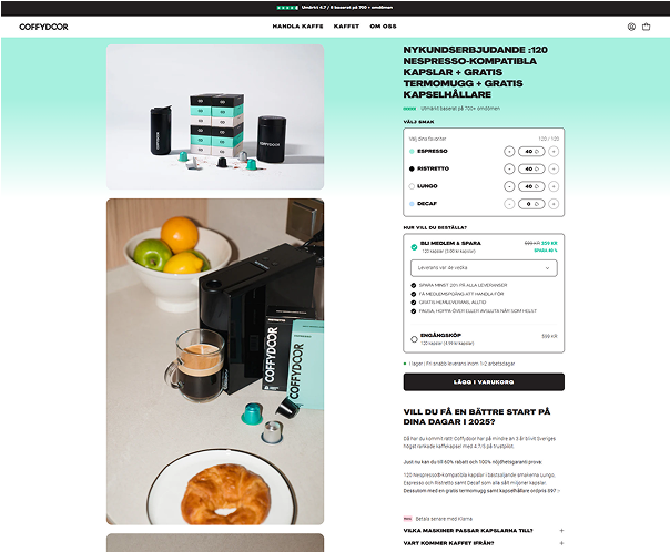 Flexible Shopify Coffee Subscription Setup