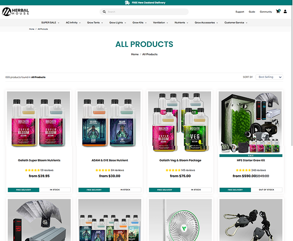 Comprehensive Product Catalog with Advanced Filtering